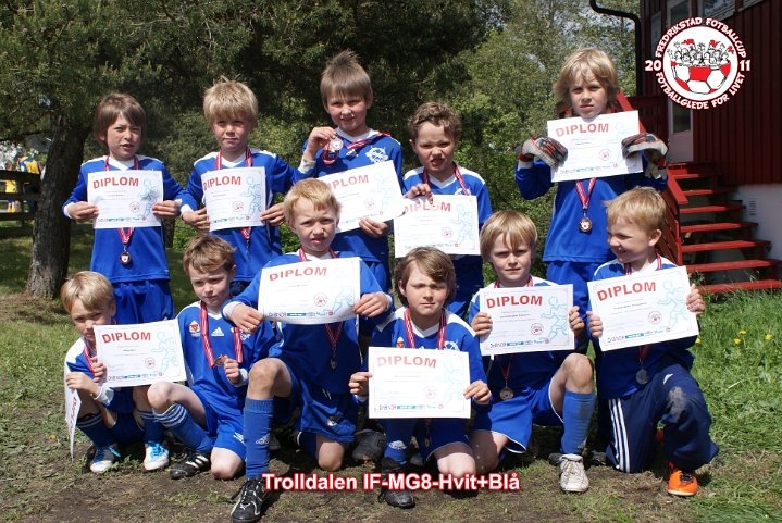 Trolldalen IF-MG8-Hvit+Bla